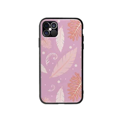 Coque Pour iPhone 12 Pro Max Nature Rose - Coque Wiqeo 10€-15€, Estelle Adam, Feuilles, iPhone 12 Pro Max, Motif Wiqeo, Déstockeur de Coques Pour iPhone