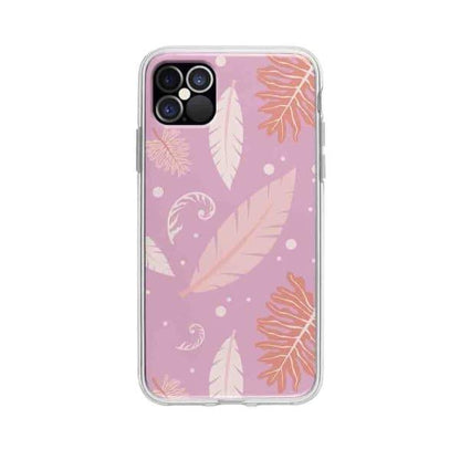 Coque Pour iPhone 12 Pro Max Nature Rose - Coque Wiqeo 10€-15€, Estelle Adam, Feuilles, iPhone 12 Pro Max, Motif Wiqeo, Déstockeur de Coques Pour iPhone