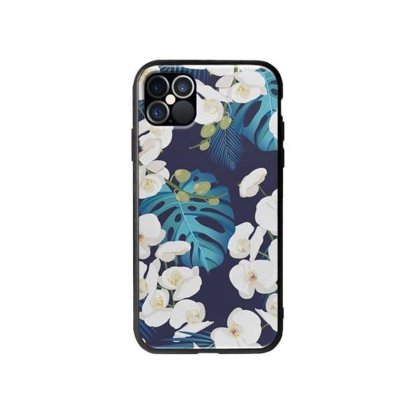 Coque Pour iPhone 12 Pro Max Orchidée Tropicale - Coque Wiqeo 10€-15€, Albert Dupont, Fleur, iPhone 12 Pro Max, Motif Wiqeo, Déstockeur de Coques Pour iPhone