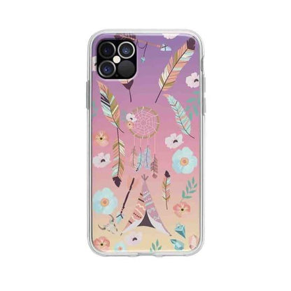 Coque Pour iPhone 12 Pro Max Ornements Boho - Coque Wiqeo 10€-15€, Estelle Adam, Illustration, iPhone 12 Pro Max Wiqeo, Déstockeur de Coques Pour iPhone