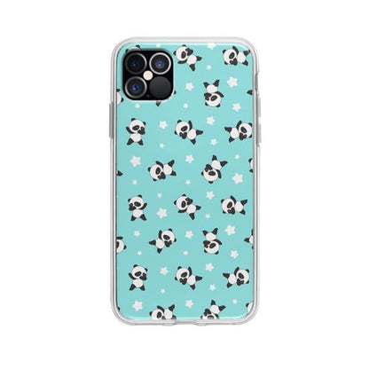 Coque Pour iPhone 12 Pro Max Panda Dab - Coque Wiqeo 10€-15€, Animaux, Estelle Adam, iPhone 12 Pro Max, Motif Wiqeo, Déstockeur de Coques Pour iPhone