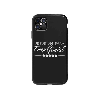 Coque Pour iPhone 12 Pro Max "Papa Génial" - Coque Wiqeo 10€-15€, Estelle Adam, iPhone 12 Pro Max, Motif Wiqeo, Déstockeur de Coques Pour iPhone