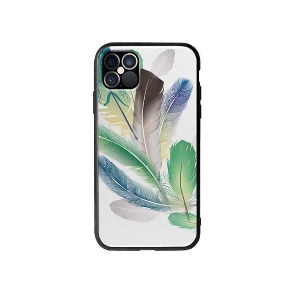 Coque Pour iPhone 12 Pro Max Plumes - Coque Wiqeo 10€-15€, Estelle Adam, Illustration, iPhone 12 Pro Max Wiqeo, Déstockeur de Coques Pour iPhone