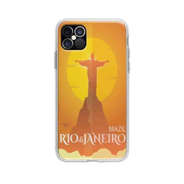 Coque Pour iPhone 12 Pro Max Rio de Janeiro - Coque Wiqeo 10€-15€, Estelle Adam, Illustration, iPhone 12 Pro Max, Voyage Wiqeo, Déstockeur de Coques Pour iPhone