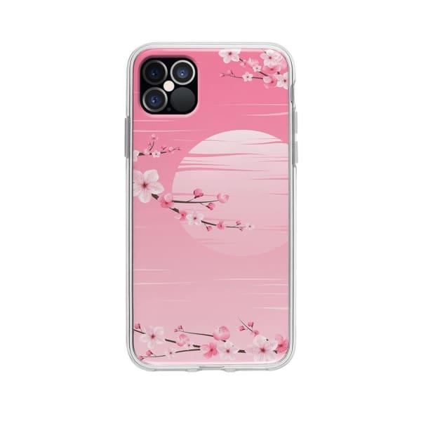 Coque Pour iPhone 12 Pro Max Sakura - Transparent