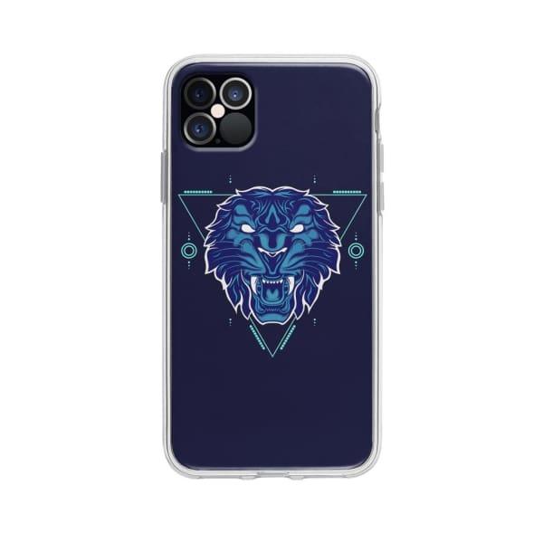 Coque Pour iPhone 12 Pro Max Tigre Géométrique - Coque Wiqeo 10€-15€, Estelle Adam, Illustration, iPhone 12 Pro Max, Motif Wiqeo, Déstockeur de Coques Pour iPhone