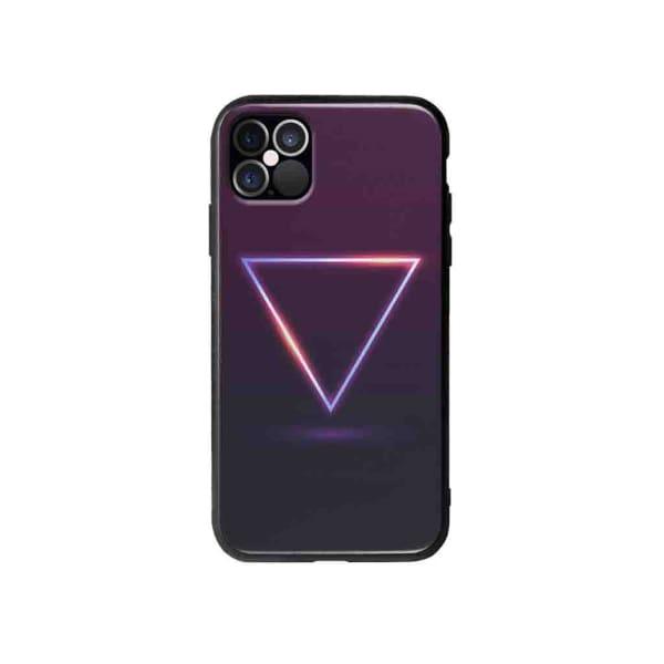 Coque Pour iPhone 12 Pro Max Triangle Néon - Coque Wiqeo 10€-15€, Estelle Adam, Illustration, iPhone 12 Pro Max, Motif Wiqeo, Déstockeur de Coques Pour iPhone