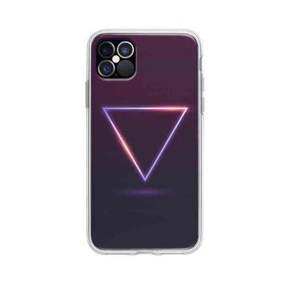 Coque Pour iPhone 12 Pro Max Triangle Néon - Coque Wiqeo 10€-15€, Estelle Adam, Illustration, iPhone 12 Pro Max, Motif Wiqeo, Déstockeur de Coques Pour iPhone