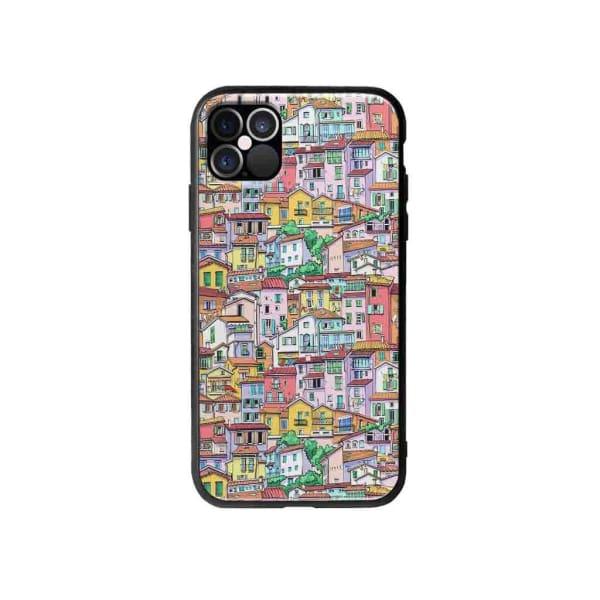 Coque Pour iPhone 12 Pro Max Ville - Coque Wiqeo 10€-15€, Estelle Adam, Illustration, iPhone 12 Pro Max Wiqeo, Déstockeur de Coques Pour iPhone