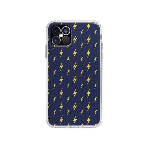 Coque Pour iPhone 12 Pro Motif Éclair - Coque Wiqeo 10€-15€, Estelle Adam, iPhone 12 Pro, Motif Wiqeo, Déstockeur de Coques Pour iPhone