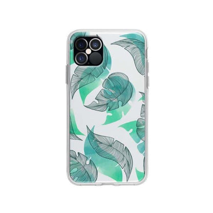 Coque Pour iPhone 12 Pro Motif Feuilles - Coque Wiqeo 10€-15€, Estelle Adam, Feuilles, iPhone 12 Pro, Motif Wiqeo, Déstockeur de Coques Pour iPhone