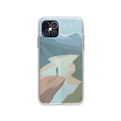 Coque Pour iPhone 12 Pro Norvège - Coque Wiqeo 10€-15€, Illustration, iPhone 12 Pro, Robert Guillory, Voyage Wiqeo, Déstockeur de Coques Pour iPhone