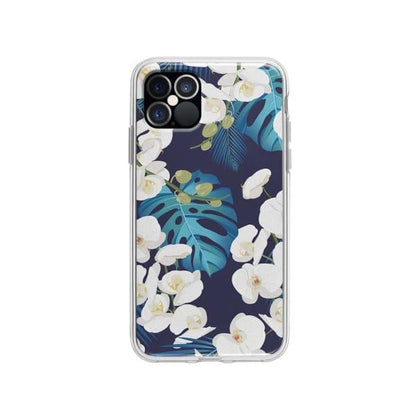 Coque Pour iPhone 12 Pro Orchidée Tropicale - Coque Wiqeo 10€-15€, Albert Dupont, Fleur, iPhone 12 Pro, Motif Wiqeo, Déstockeur de Coques Pour iPhone