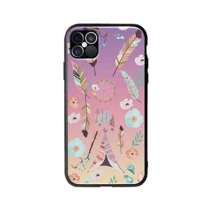 Coque Pour iPhone 12 Pro Ornements Boho - Coque Wiqeo 10€-15€, Estelle Adam, Illustration, iPhone 12 Pro Wiqeo, Déstockeur de Coques Pour iPhone