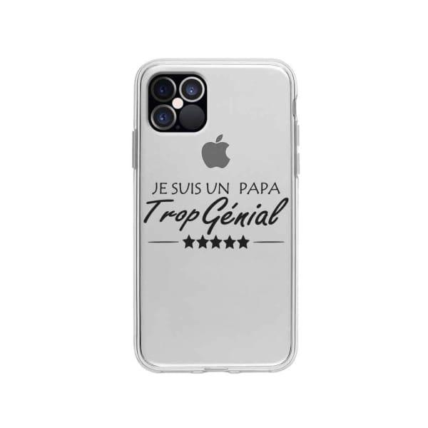 Coque Pour iPhone 12 Pro "Papa Génial" - Coque Wiqeo 10€-15€, Estelle Adam, iPhone 12 Pro, Motif Wiqeo, Déstockeur de Coques Pour iPhone