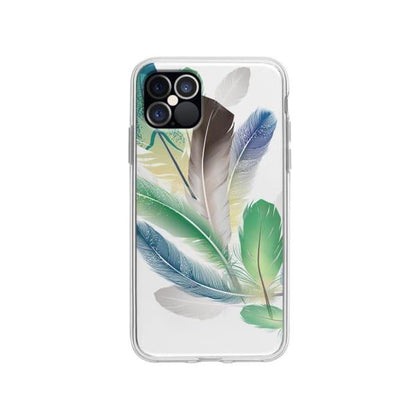 Coque Pour iPhone 12 Pro Plumes - Coque Wiqeo 10€-15€, Estelle Adam, Illustration, iPhone 12 Pro Wiqeo, Déstockeur de Coques Pour iPhone