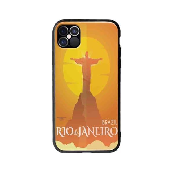 Coque Pour iPhone 12 Pro Rio de Janeiro - Coque Wiqeo 10€-15€, Estelle Adam, Illustration, iPhone 12 Pro, Voyage Wiqeo, Déstockeur de Coques Pour iPhone