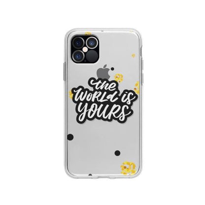 Coque Pour iPhone 12 Pro "The World Is Yours" - Coque Wiqeo 10€-15€, Estelle Adam, iPhone 12 Pro, Motif Wiqeo, Déstockeur de Coques Pour iPhone