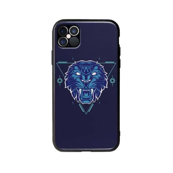 Coque Pour iPhone 12 Pro Tigre Géométrique - Coque Wiqeo 10€-15€, Estelle Adam, Illustration, iPhone 12 Pro, Motif Wiqeo, Déstockeur de Coques Pour iPhone