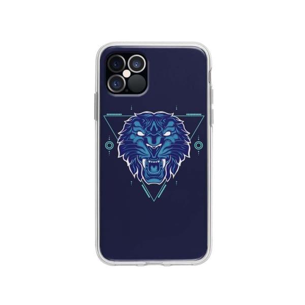 Coque Pour iPhone 12 Pro Tigre Géométrique - Coque Wiqeo 10€-15€, Estelle Adam, Illustration, iPhone 12 Pro, Motif Wiqeo, Déstockeur de Coques Pour iPhone