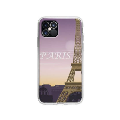 Coque Pour iPhone 12 Pro Tour Eiffel - Coque Wiqeo 10€-15€, iPhone 12 Pro, Robert Guillory, Voyage Wiqeo, Déstockeur de Coques Pour iPhone