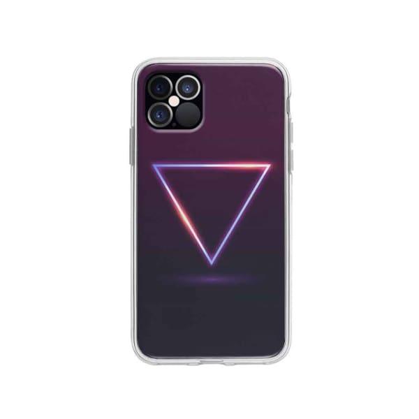 Coque Pour iPhone 12 Pro Triangle Néon - Coque Wiqeo 10€-15€, Estelle Adam, Illustration, iPhone 12 Pro, Motif Wiqeo, Déstockeur de Coques Pour iPhone