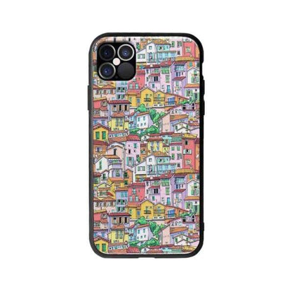 Coque Pour iPhone 12 Pro Ville - Coque Wiqeo 10€-15€, Estelle Adam, Illustration, iPhone 12 Pro Wiqeo, Déstockeur de Coques Pour iPhone