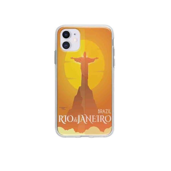 Coque Pour iPhone 12 Rio de Janeiro - Coque Wiqeo 10€-15€, Estelle Adam, Illustration, iPhone 12, Voyage Wiqeo, Déstockeur de Coques Pour iPhone
