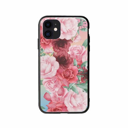 Coque Pour iPhone 12 Roses Fleuries - Coque Wiqeo 10€-15€, Albert Dupont, Fleur, iPhone 12 Wiqeo, Déstockeur de Coques Pour iPhone