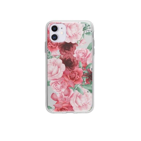 Coque Pour iPhone 12 Roses Fleuries - Coque Wiqeo 10€-15€, Albert Dupont, Fleur, iPhone 12 Wiqeo, Déstockeur de Coques Pour iPhone