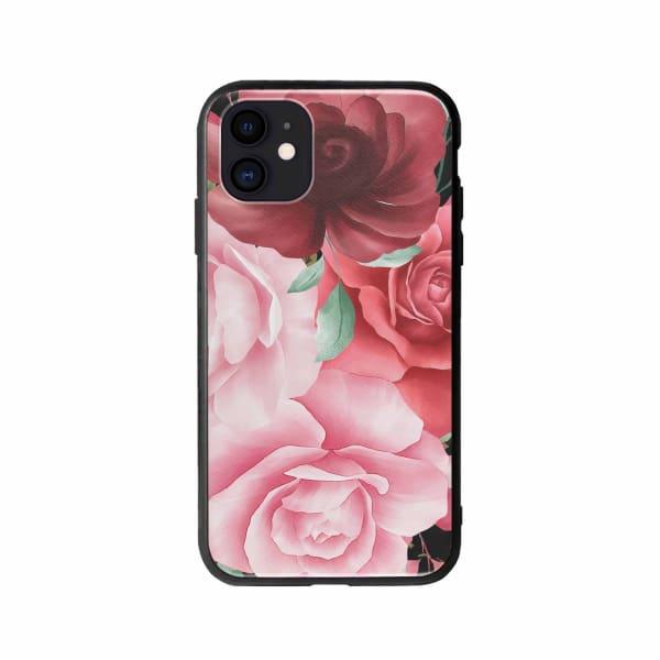 Coque Pour iPhone 12 Roses - Coque Wiqeo 10€-15€, Albert Dupont, Fleur, iPhone 12 Wiqeo, Déstockeur de Coques Pour iPhone