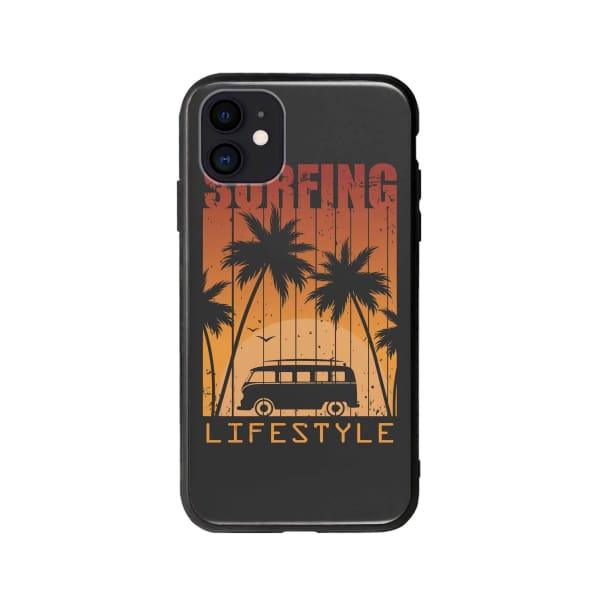 Coque Pour iPhone 12 "Surfing Lifestyle" - Coque Wiqeo 10€-15€, Estelle Adam, Illustration, iPhone 12, Motif Wiqeo, Déstockeur de Coques Pour iPhone