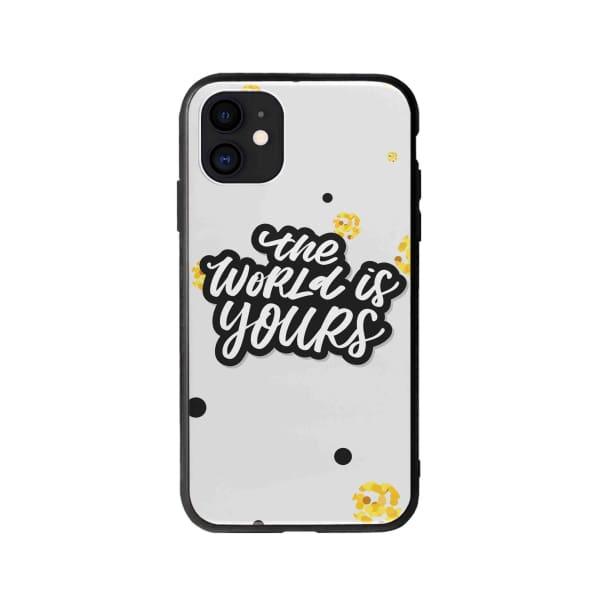 Coque Pour iPhone 12 "The World Is Yours" - Coque Wiqeo 10€-15€, Estelle Adam, iPhone 12, Motif Wiqeo, Déstockeur de Coques Pour iPhone