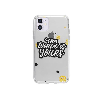 Coque Pour iPhone 12 "The World Is Yours" - Coque Wiqeo 10€-15€, Estelle Adam, iPhone 12, Motif Wiqeo, Déstockeur de Coques Pour iPhone