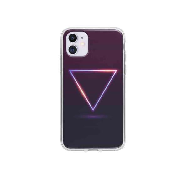 Coque Pour iPhone 12 Triangle Néon - Coque Wiqeo 10€-15€, Estelle Adam, Illustration, iPhone 12, Motif Wiqeo, Déstockeur de Coques Pour iPhone