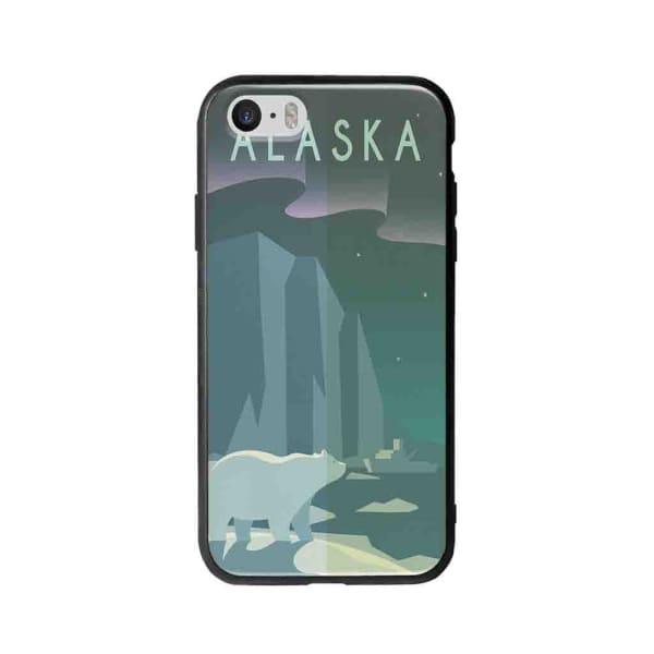 Coque Pour iPhone 5 Alaska - Coque Wiqeo 5€-10€, Estelle Adam, Illustration, iPhone 5, Voyage Wiqeo, Déstockeur de Coques Pour iPhone