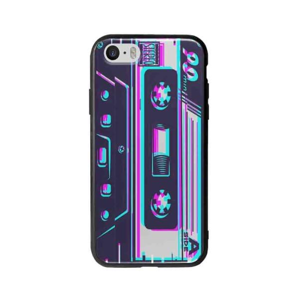 Coque Pour iPhone 5 Cassette Glitché - Coque Wiqeo 5€-10€, Estelle Adam, Illustration, iPhone 5 Wiqeo, Déstockeur de Coques Pour iPhone