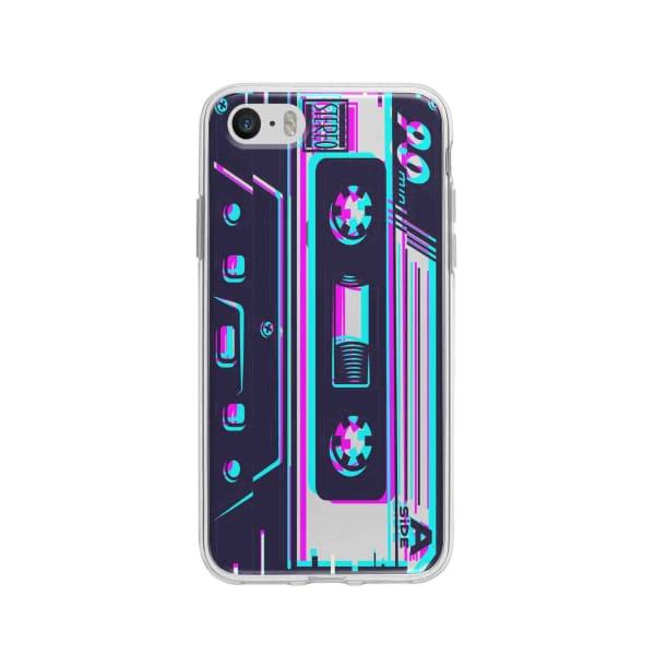 Coque Pour iPhone 5 Cassette Glitché - Coque Wiqeo 5€-10€, Estelle Adam, Illustration, iPhone 5 Wiqeo, Déstockeur de Coques Pour iPhone