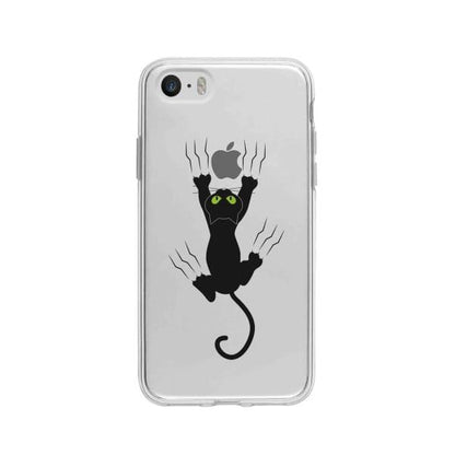 Coque Pour iPhone 5 Chat Griffant - Coque Wiqeo 5€-10€, Géraud Fournier, Illustration, iPhone 5, Mignon Wiqeo, Déstockeur de Coques Pour iPhone