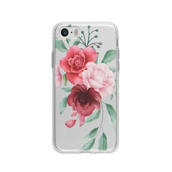 Coque Pour iPhone 5 Composition Florale - Coque Wiqeo 5€-10€, Albert Dupont, Fleur, iPhone 5 Wiqeo, Déstockeur de Coques Pour iPhone