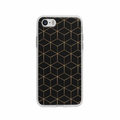 Coque Pour iPhone 5 Cubes et Hexagones - Coque Wiqeo 5€-10€, Estelle Adam, iPhone 5, Motif Wiqeo, Déstockeur de Coques Pour iPhone