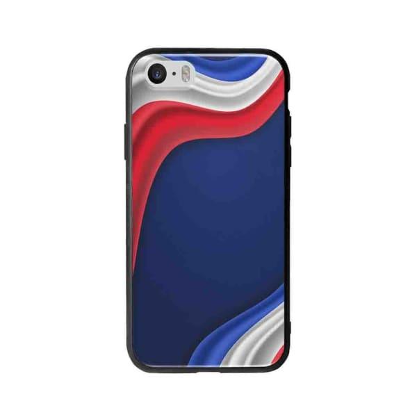 Coque Pour iPhone 5 Drapeau Français - Coque Wiqeo 5€-10€, Drapeau, Estelle Adam, Illustration, iPhone 5 Wiqeo, Déstockeur de Coques Pour iPhone