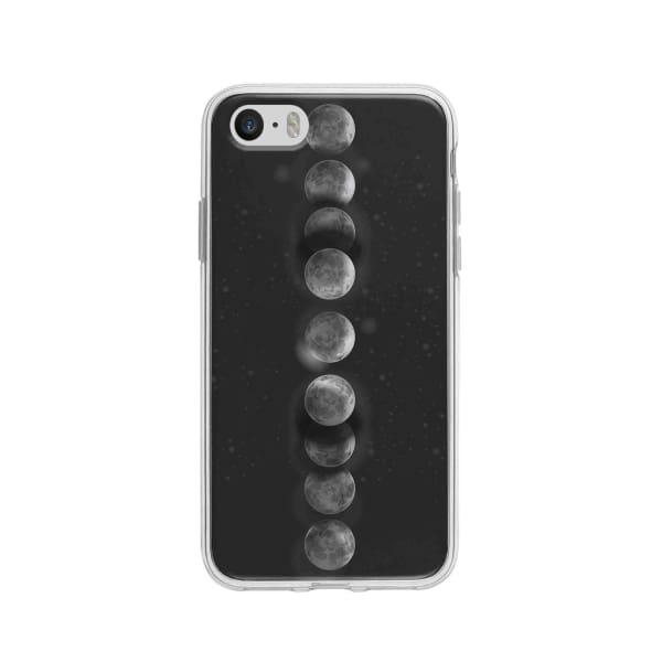 Coque Pour iPhone 5 Éclipse Lunaire - Coque Wiqeo 5€-10€, Estelle Adam, Illustration, iPhone 5 Wiqeo, Déstockeur de Coques Pour iPhone