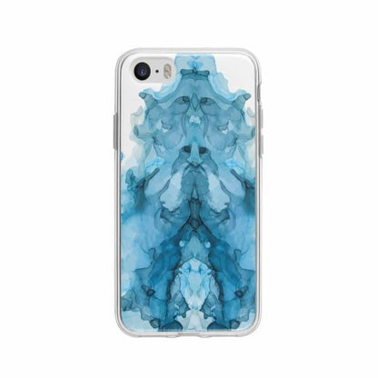 Coque Pour iPhone 5 Encre Bleu - Coque Wiqeo 5€-10€, Estelle Adam, iPhone 5, Motif Wiqeo, Déstockeur de Coques Pour iPhone