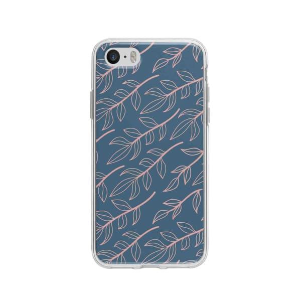 Coque Pour iPhone 5 Feuillage - Coque Wiqeo 5€-10€, Estelle Adam, Feuilles, iPhone 5, Motif Wiqeo, Déstockeur de Coques Pour iPhone