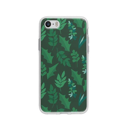 Coque Pour iPhone 5 Feuilles d'hiver - Coque Wiqeo 5€-10€, Estelle Adam, Feuilles, iPhone 5, Motif Wiqeo, Déstockeur de Coques Pour iPhone