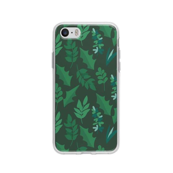 Coque Pour iPhone 5 Feuilles d'hiver - Coque Wiqeo 5€-10€, Estelle Adam, Feuilles, iPhone 5, Motif Wiqeo, Déstockeur de Coques Pour iPhone