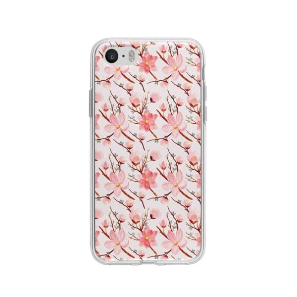 Coque Pour iPhone 5 Fleur Rose - Coque Wiqeo 5€-10€, Albert Dupont, Fleur, iPhone 5 Wiqeo, Déstockeur de Coques Pour iPhone