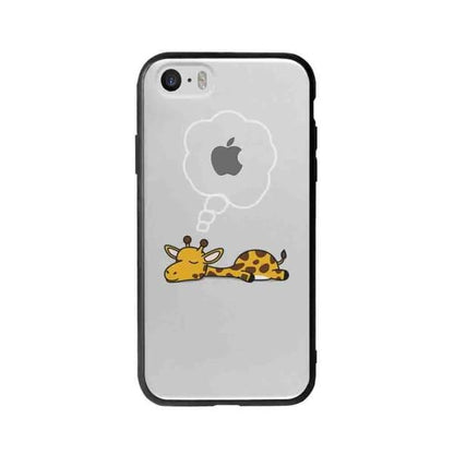 Coque Pour iPhone 5 Girafe Endormie - Coque Wiqeo 5€-10€, Animaux, Estelle Adam, Illustration, iPhone 5 Wiqeo, Déstockeur de Coques Pour iPhone