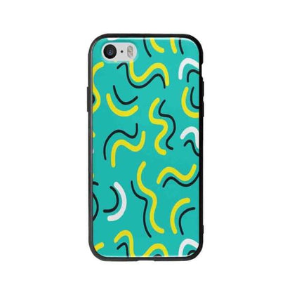 Coque Pour iPhone 5 Griffonnages Turquois - Coque Wiqeo 5€-10€, Estelle Adam, iPhone 5, Motif Wiqeo, Déstockeur de Coques Pour iPhone